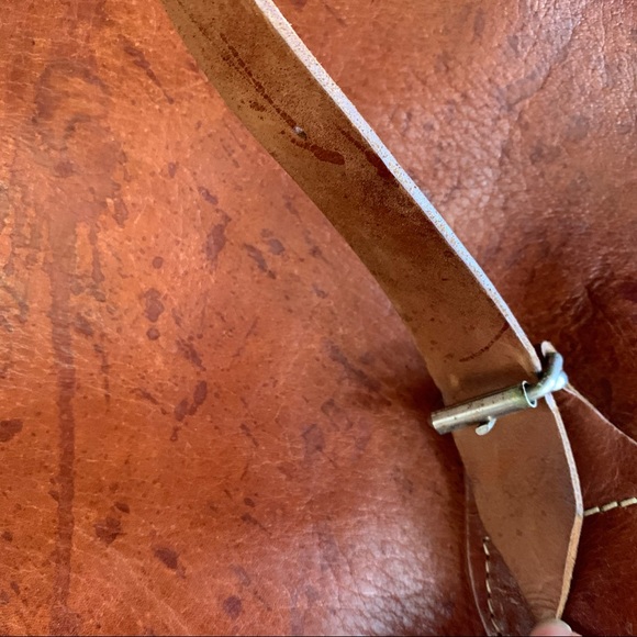 Vintage Hand Crafted Rugged Leather Backpack Book Bag - Picture 12 of 16